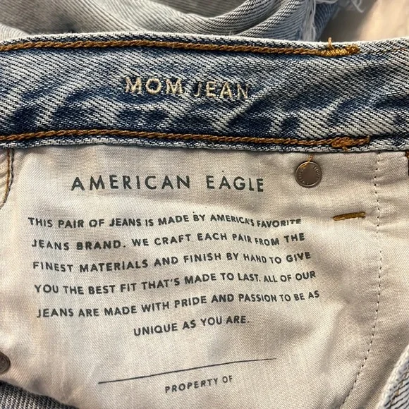 American Eagle Ripped Mom Jean - size 6 - Picture 5 of 8